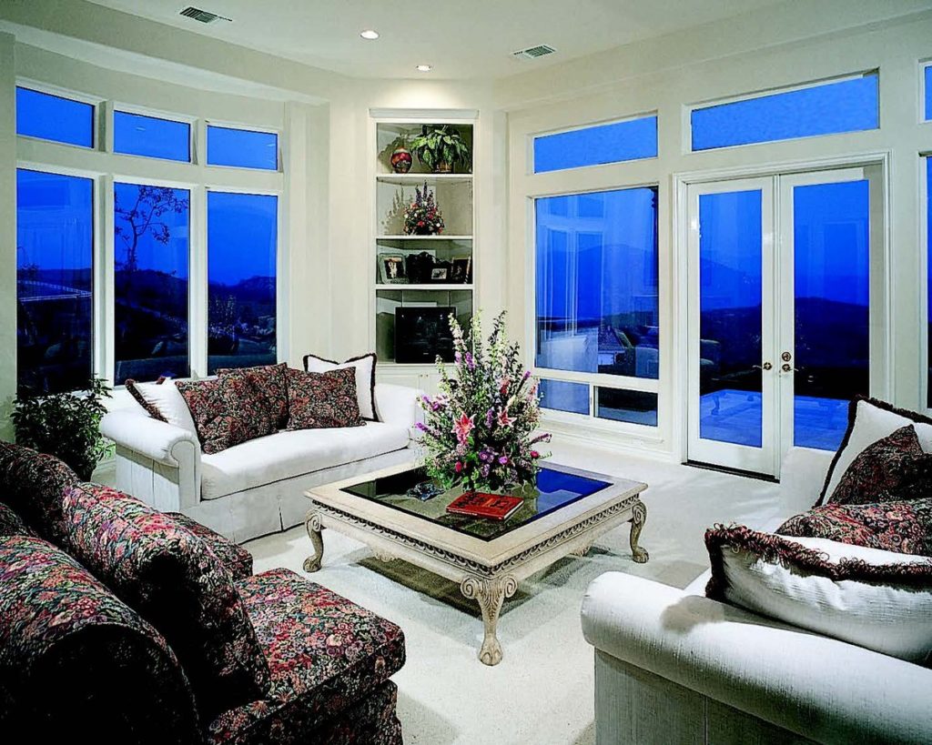 photo of Aames Windows installed in a living room